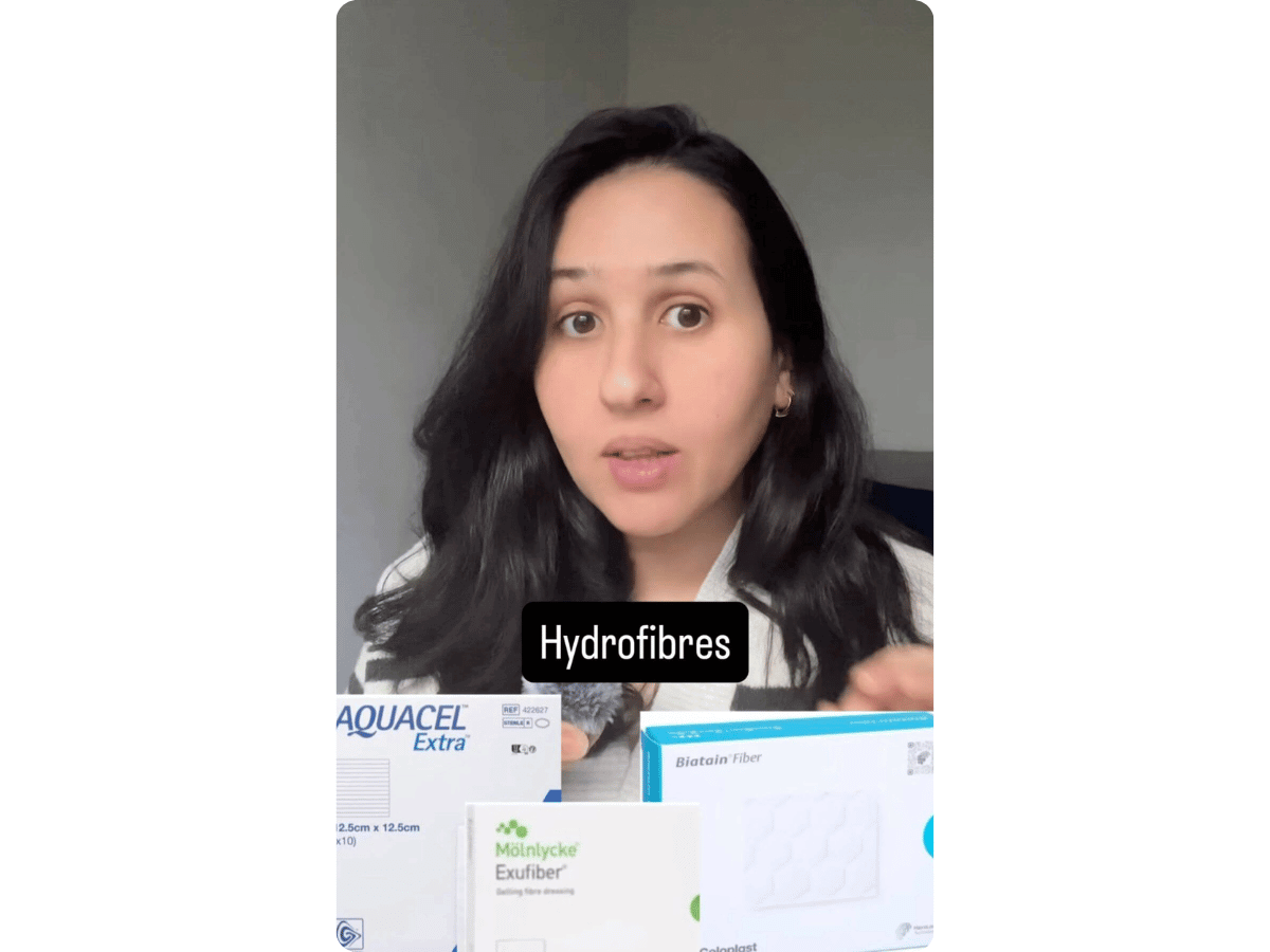 Pansements hydrofibres